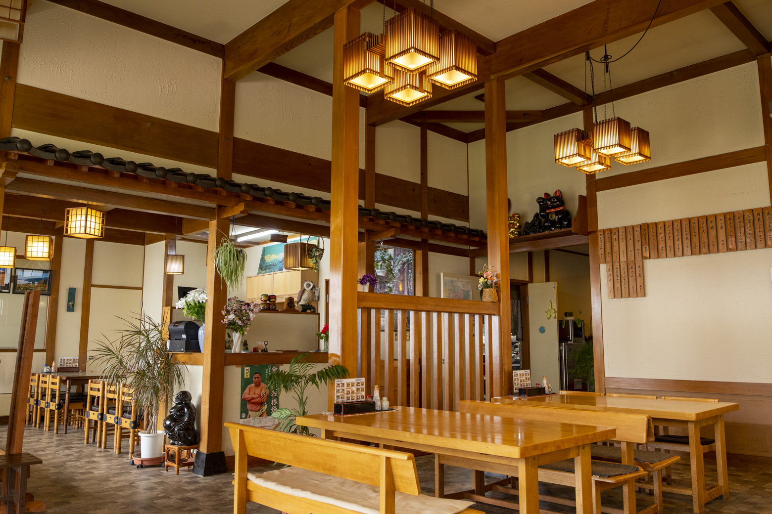 ゆったりとした店内