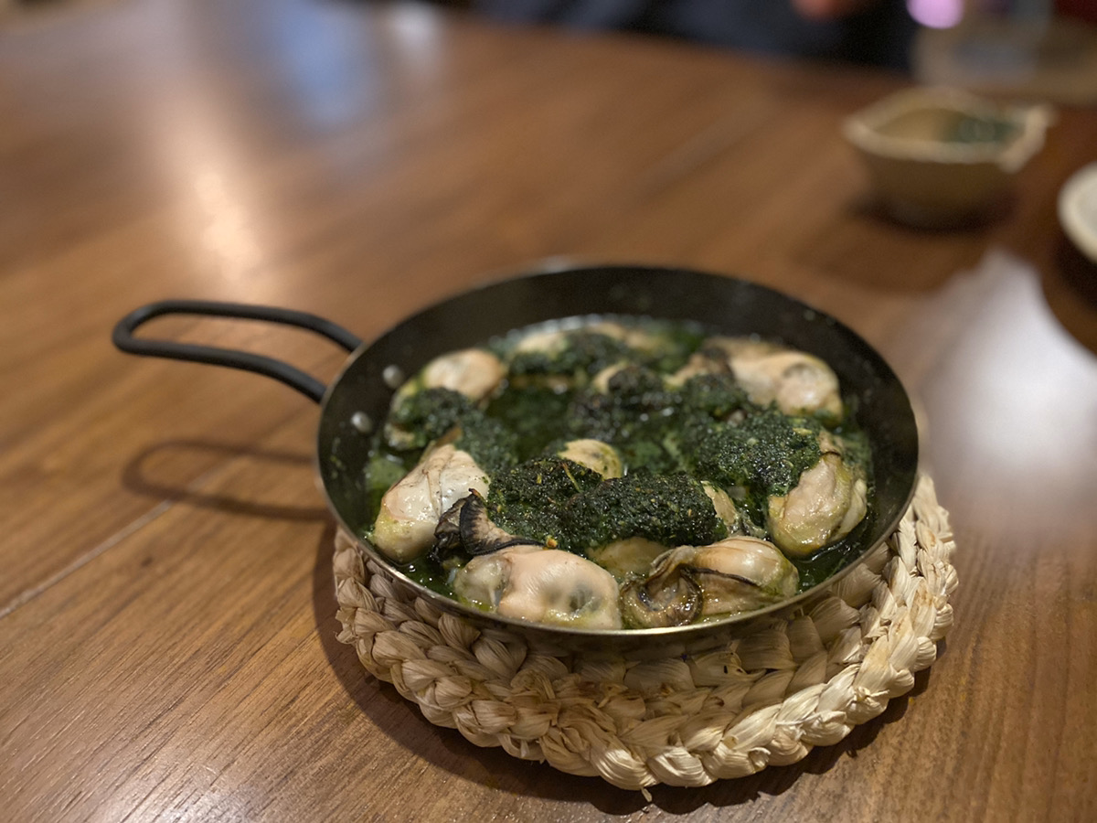 佐渡島産 かきの香草バター焼き(1,000円)