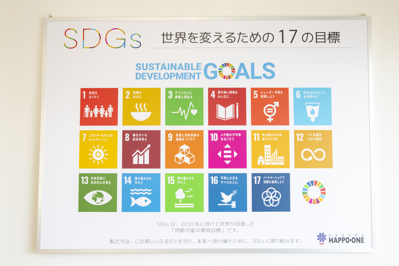 SDGsのポスター