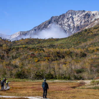 栂池自然園の紅葉